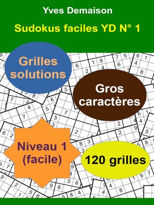 cover image of Sudokus faciles YD N° 1